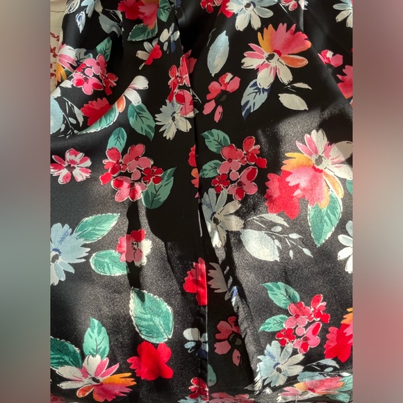 NWT Cerule Razorback Black Floral Maxi Dress Size XL. Fits like a Medium. - Picture 8 of 9